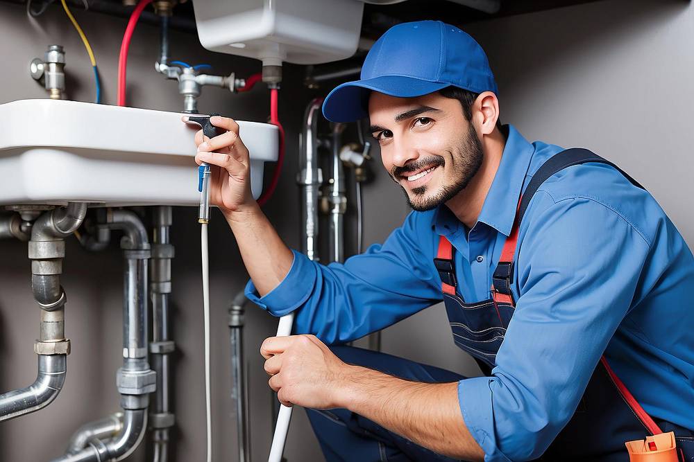 SilkRoadPro plumber carrying out a residential plumbing repair